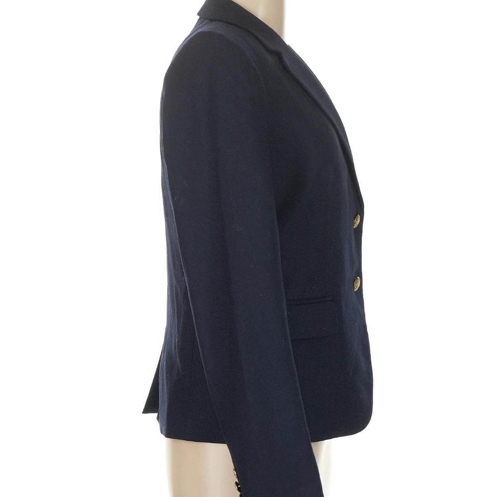 J. Crew Blue Blazer with Tailored Fit and Classic Lapel - Picture 4 of 5